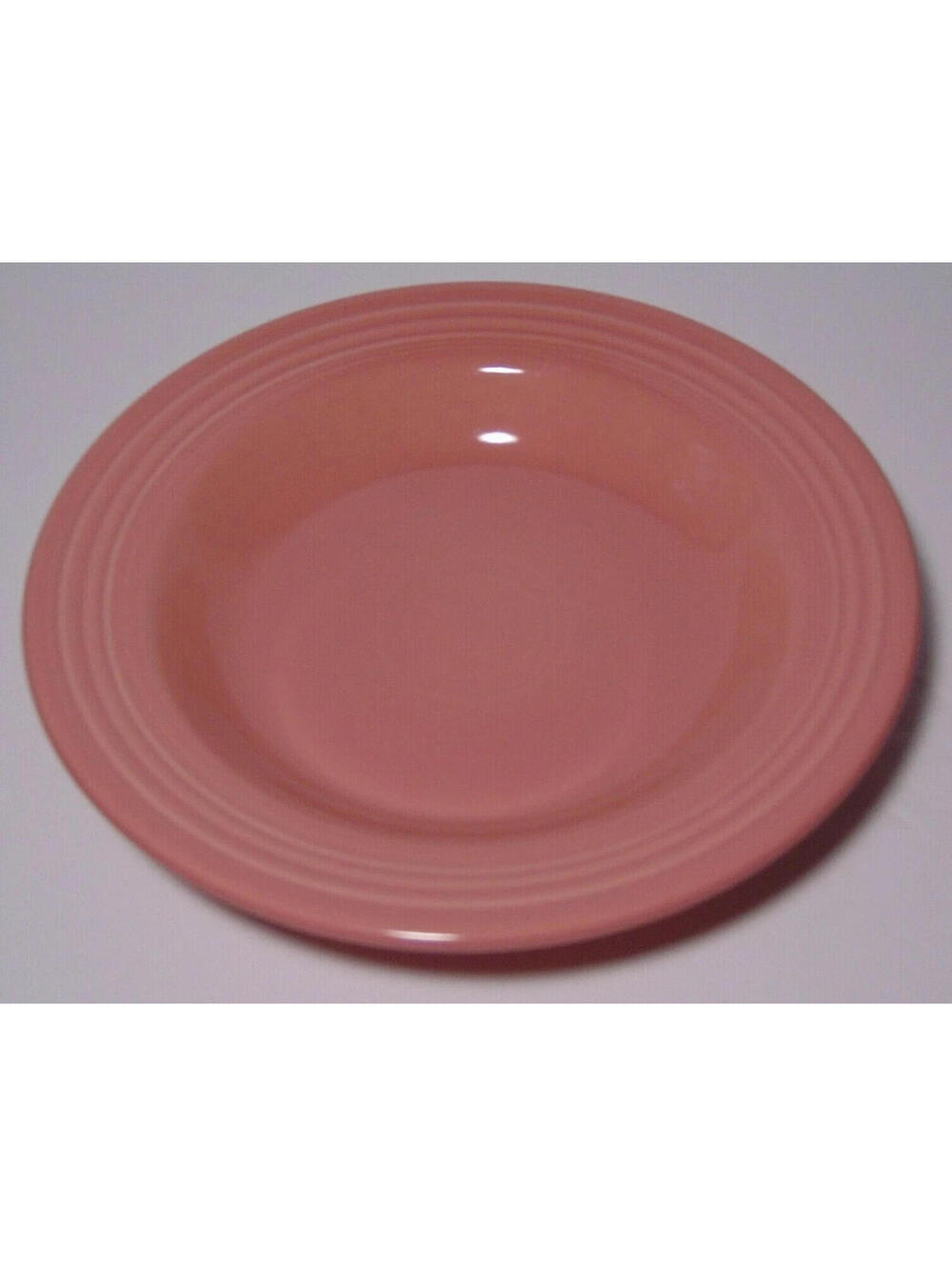 1986 Homer Laughlin China Co. Rose Pink: Fiesta Large Rim
